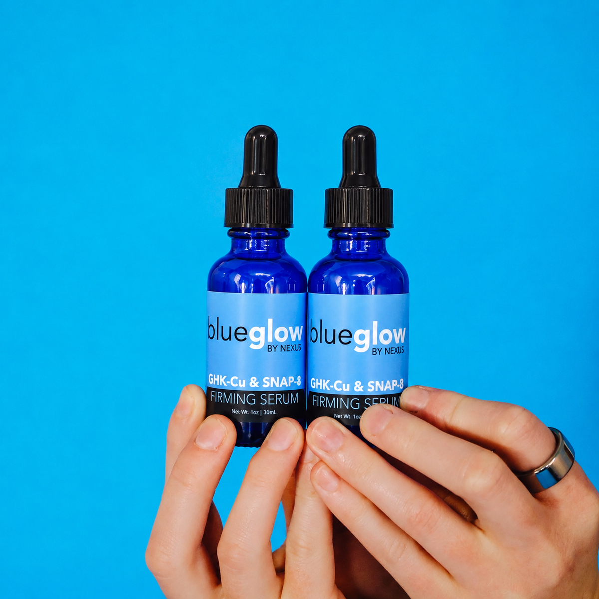 BlueGlow GHK-Cu & SNAP-8 Peptide Firming Serum