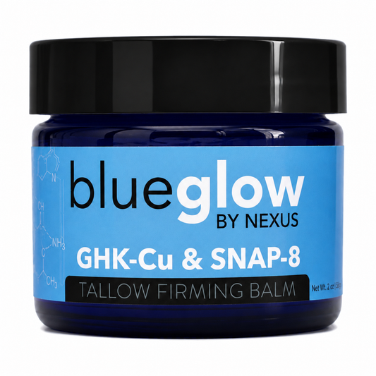 BlueGlow GHK-Cu & SNAP-8 Tallow Firming Peptide Balm