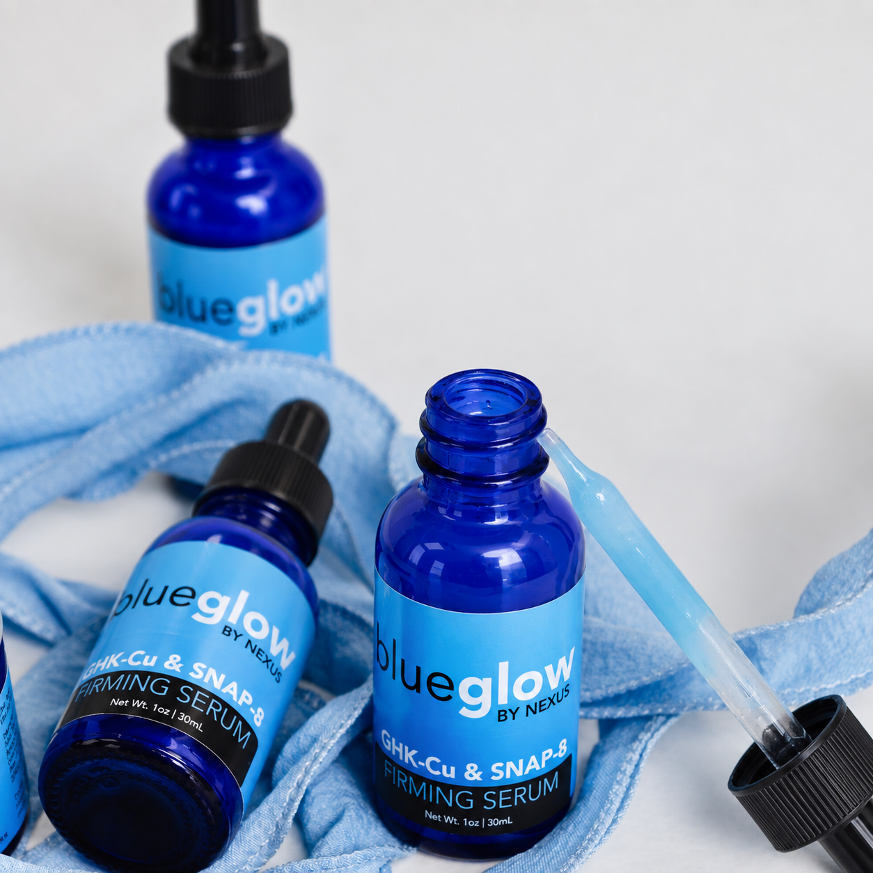 BlueGlow GHK-Cu & SNAP-8 Peptide Firming Serum