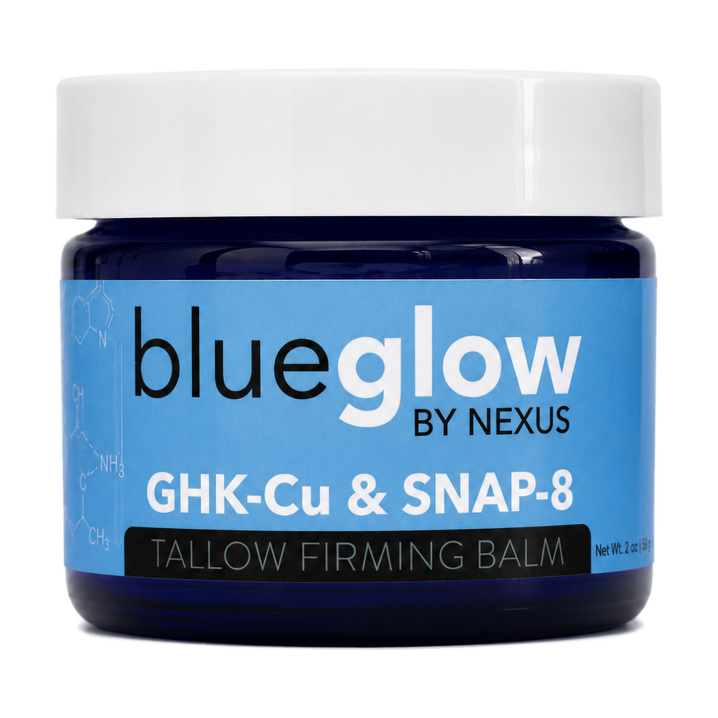 BlueGlow GHK-Cu & SNAP-8 Tallow Firming Peptide Balm