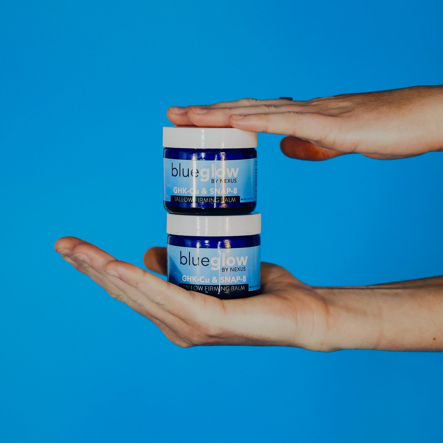BlueGlow GHK-Cu & SNAP-8 Tallow Firming Peptide Balm