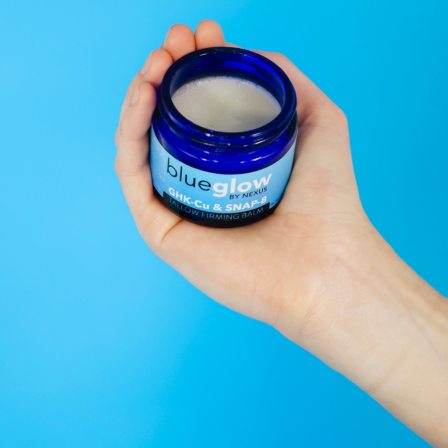 BlueGlow GHK-Cu & SNAP-8 Tallow Firming Peptide Balm