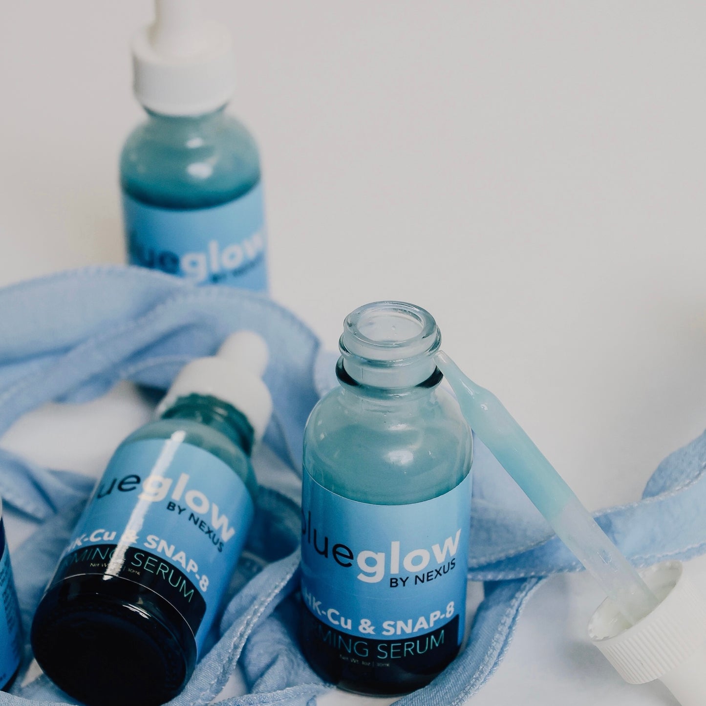 BlueGlow GHK-Cu & SNAP-8 Peptide Firming Serum